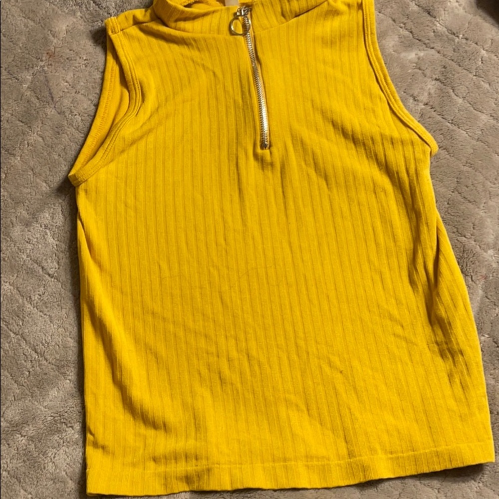 Bright yellow new top